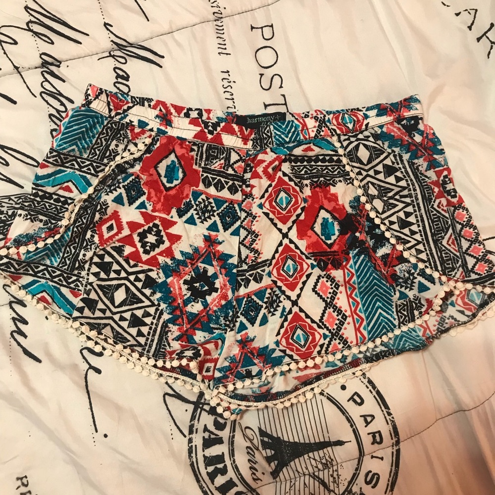 Red and Blue Shorts